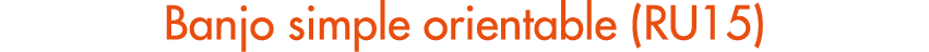 Banjo simple orientable (RU15)