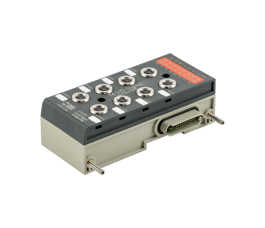 Range widening: New EB 80 module with 16 M8 configurable digital inputs/outputs